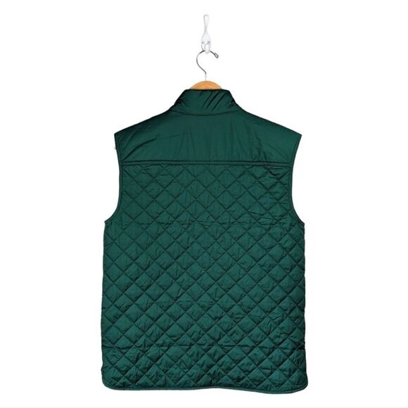 J Crew Crewcuts Pine‎ Green Quilted Puffer Walker Vest Boys sz XXL NWT - Picture 4 of 9